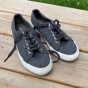 Gray superga sneakers excellent condition
